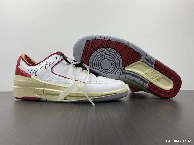 Rep Jordan Retro Low Red DJ4375-106 SP 2 Off-White White 0327